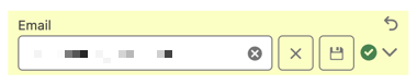 Undo email edits